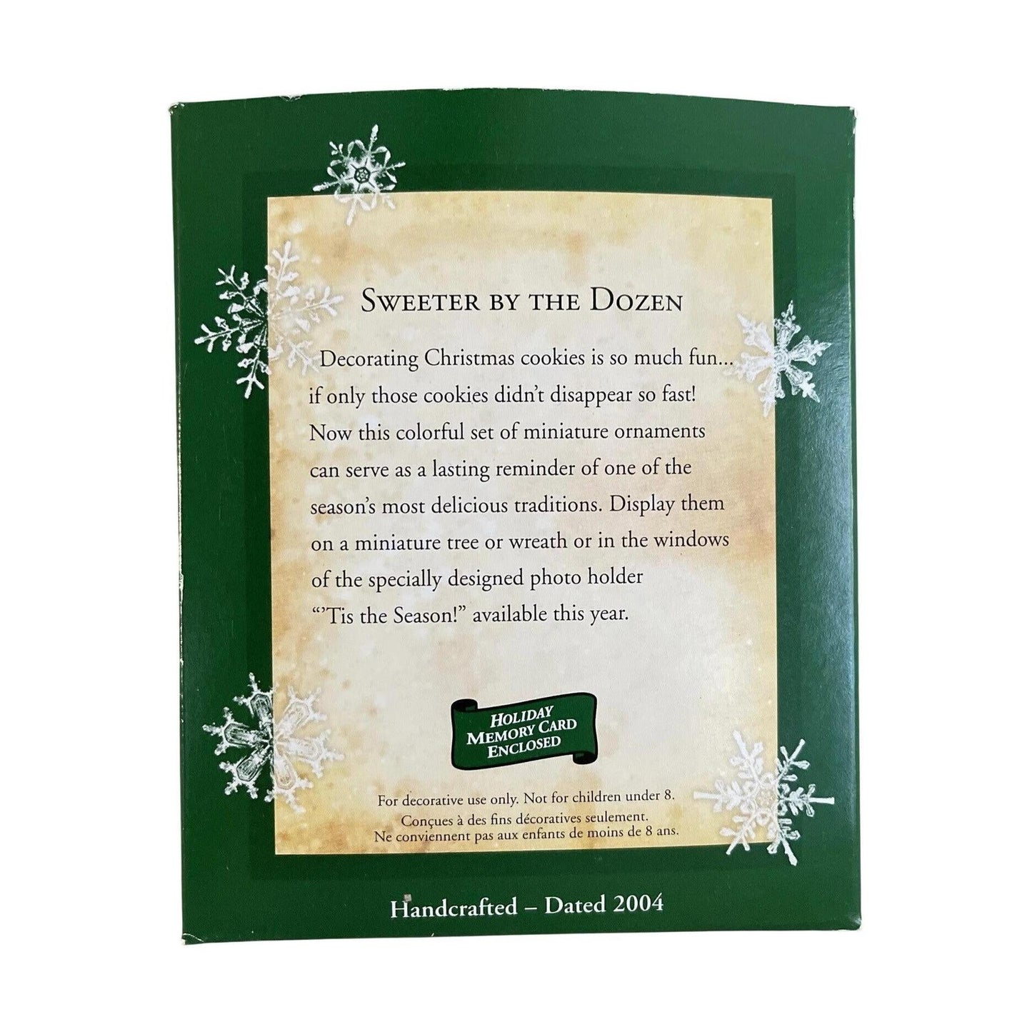 2004 Sweeter by the Dozen Hallmark Ornament (Candy) QXM5274