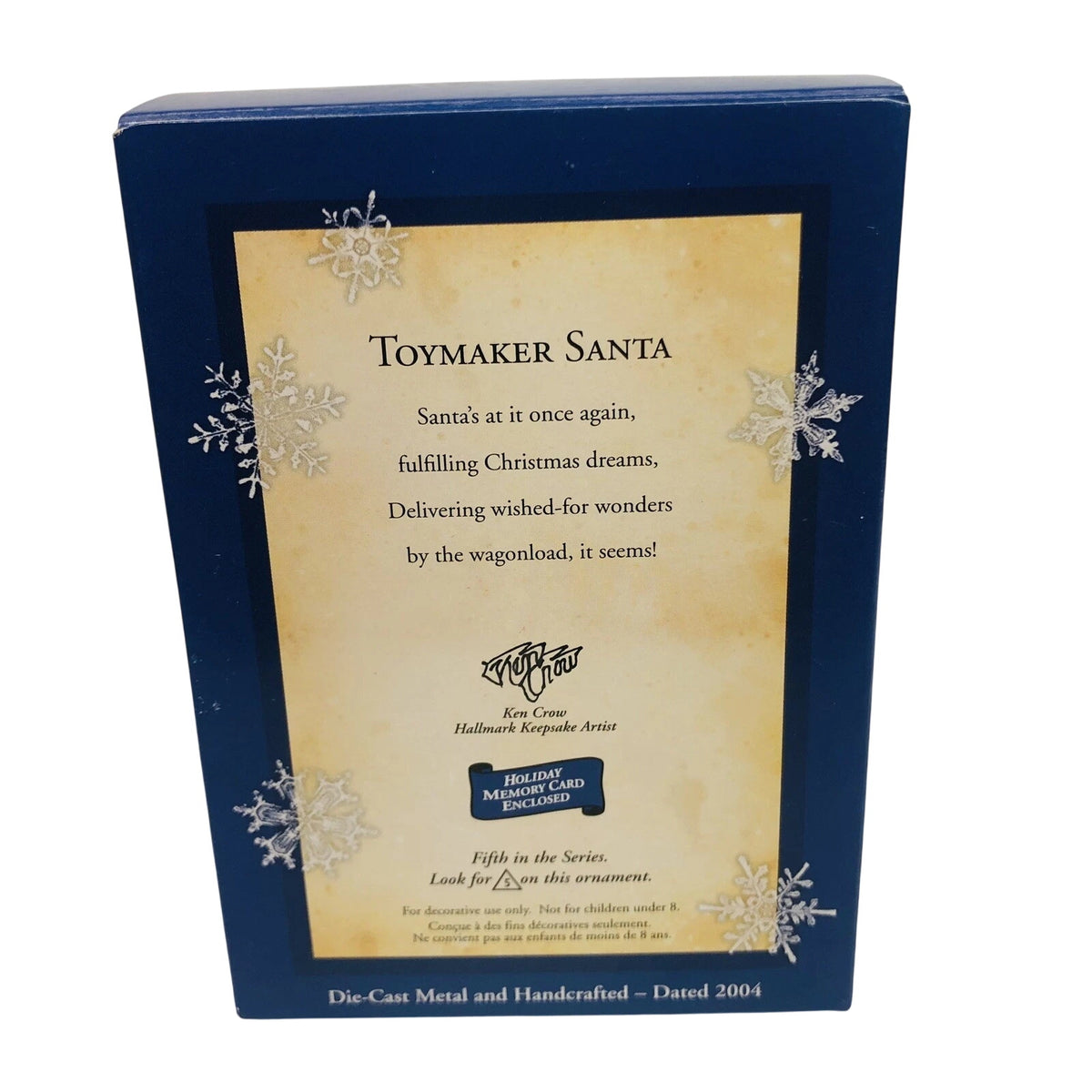 2004 Toymaker Santa Hallmark Ornament (Toymaker Santa) QX8124 Image6