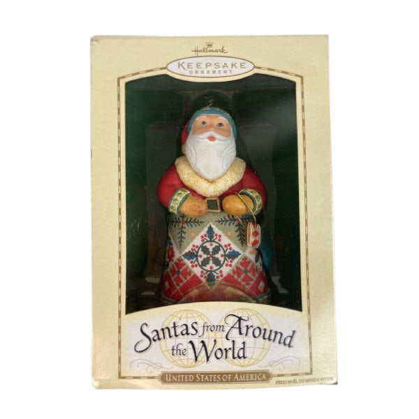 2004 United States of America Hallmark Ornament (Santa's from Around the World) QP1731