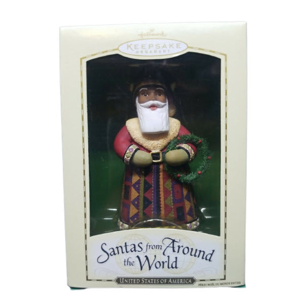 2004 United States of America Hallmark Ornament (Santa's from Around the World) QP1734