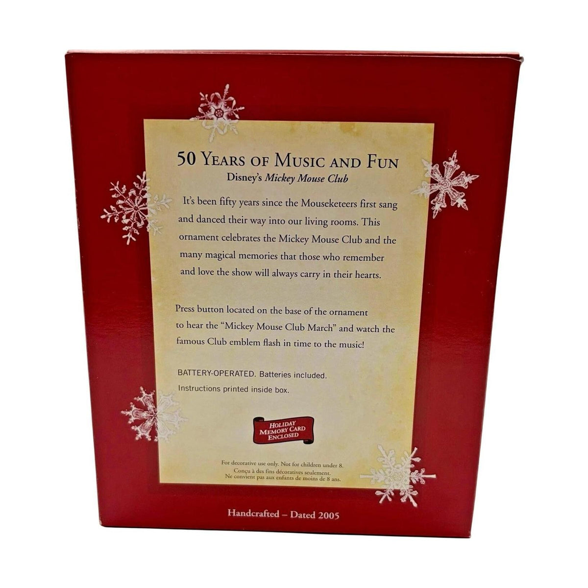 2005 50 Years of Music and Fun Hallmark Ornament (Mickey Mouse) QXD4075 Image6