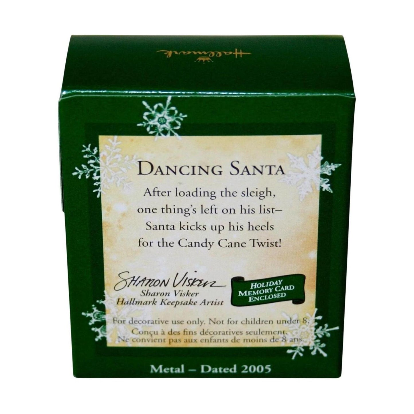 2005 Dancing Santa Hallmark Ornament (Santa Claus) QXM8132