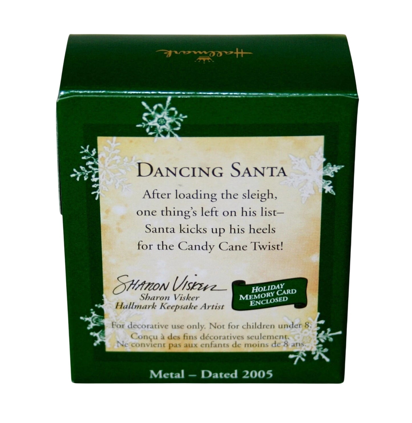 2005 Dancing Santa Hallmark Ornament (Santa Claus) QXM8132