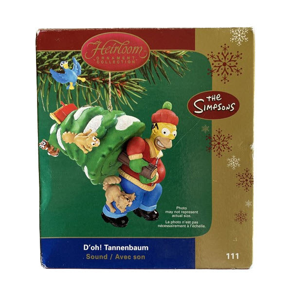 2005 D'oh! Tannenbaum Carlton Cards Ornaments (The Simpsons) CXOR-111N