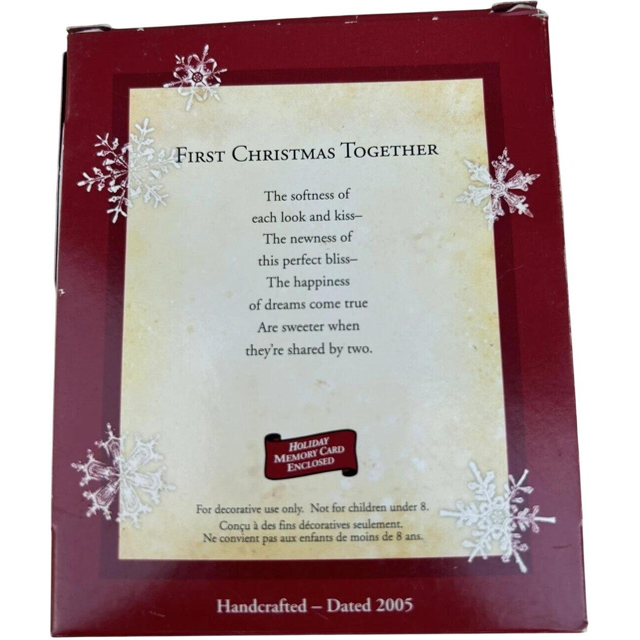2005 First Christmas Together Hallmark Ornament (Our First Christmas) QXG4392