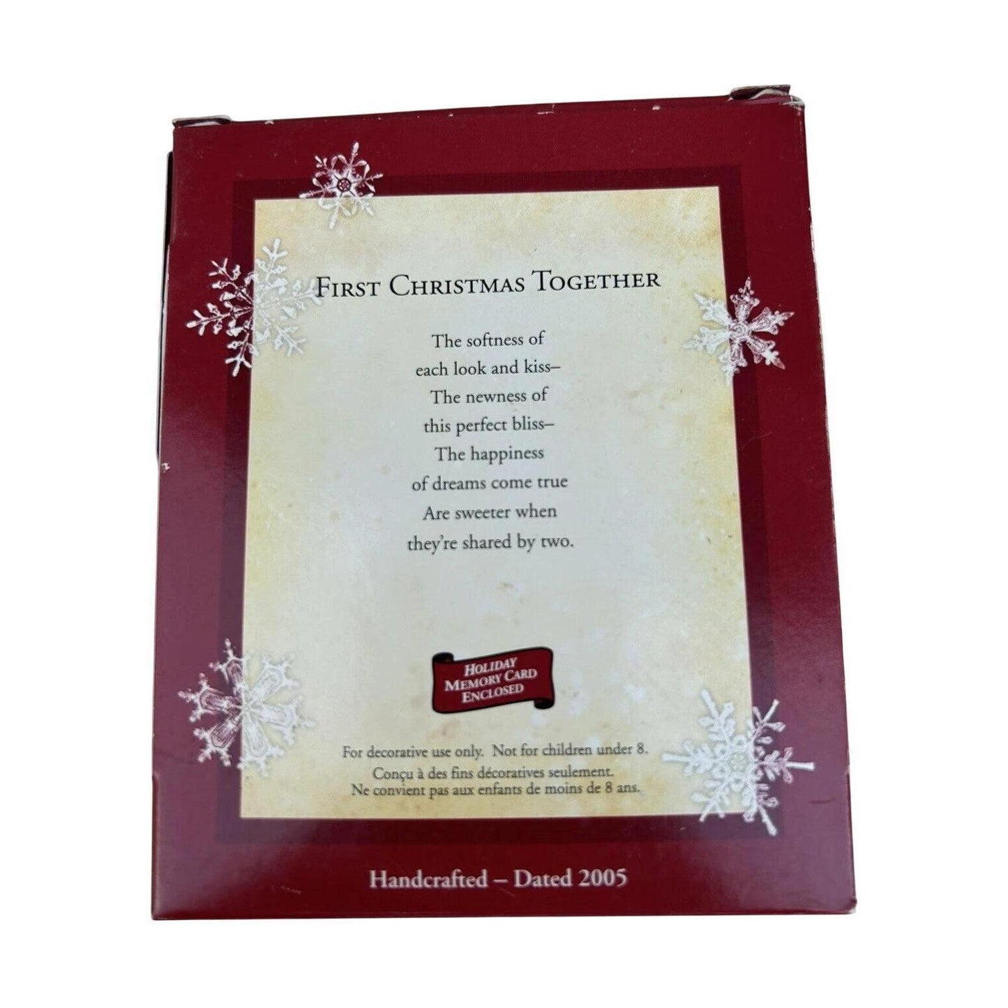 2005 First Christmas Together Hallmark Ornament (Our First Christmas) QXG4392