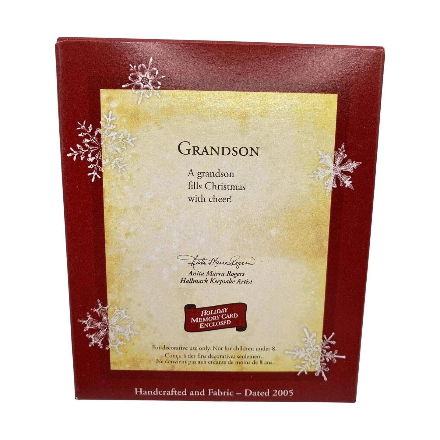 2005 GrandSon Hallmark Ornament (GrandSon) QXG4685