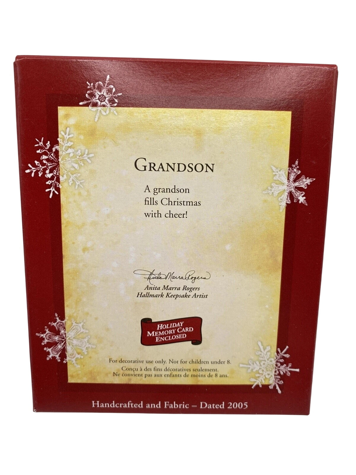 2005 GrandSon Hallmark Ornament (GrandSon) QXG4685