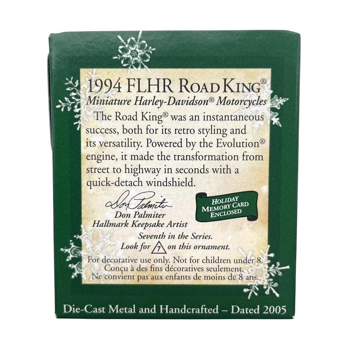 2005 Hallmark Ornament (1994) FLHR Road King Hallmark Ornament (Harley-Davidson) QXM2065