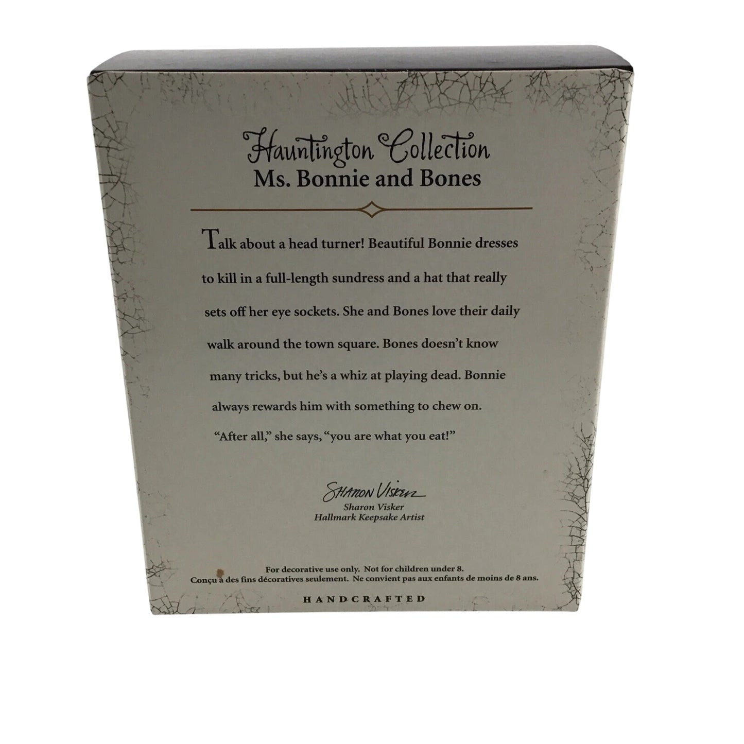 2005 Hauntington Collection Ms. Bonnie and Bones Hallmark Ornament (Halloween) QFO6342