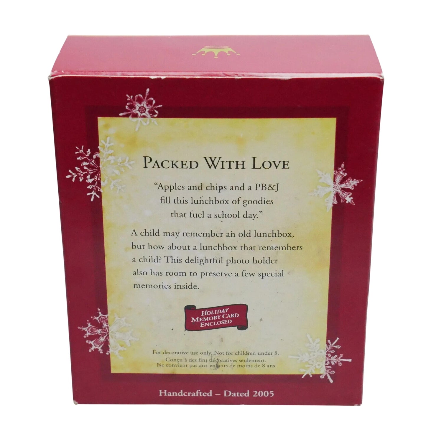 2005 Packed With Love Hallmark Ornament (Photo Holder) QXG4642