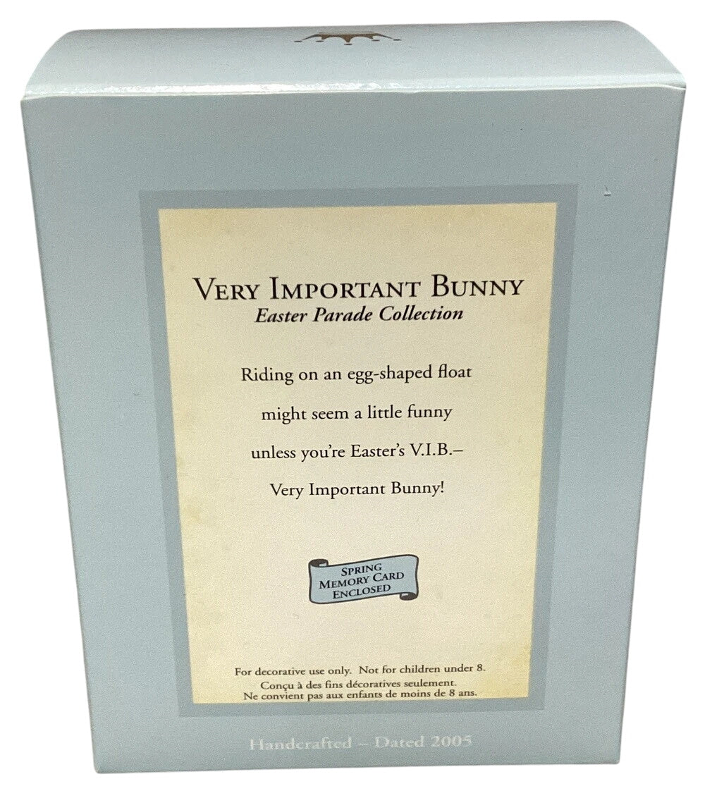 2005 Very Important Bunny Hallmark Ornament (Easter Parade Collection) QEO8242
