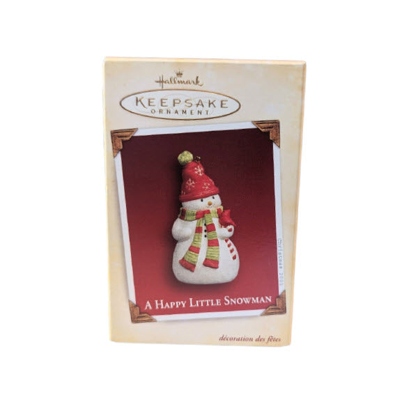 2005 A Happy Little Snowman Hallmark Ornament (Snowman) PR3570