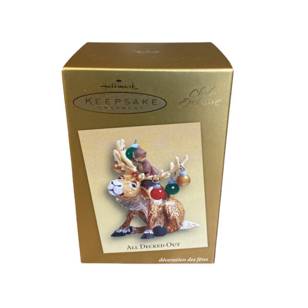 2005 All Decked Out Hallmark Ornament (Reindeer) QXC5006