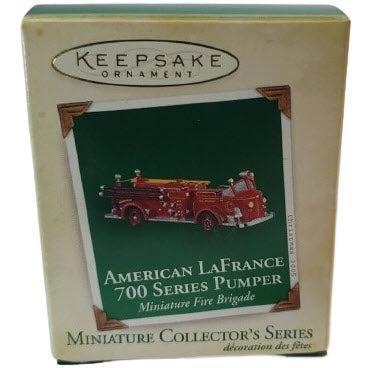 2005 American LaFrance 700 Series Pumper Hallmark Ornament (Miniature Fire Brigade) QXM2062