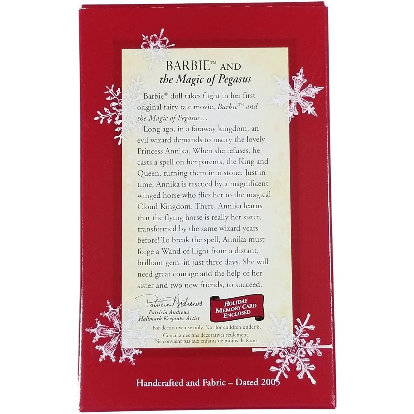 2005 Barbie and the Magic of Pegasus Hallmark Ornament (Barbie) QXI6415