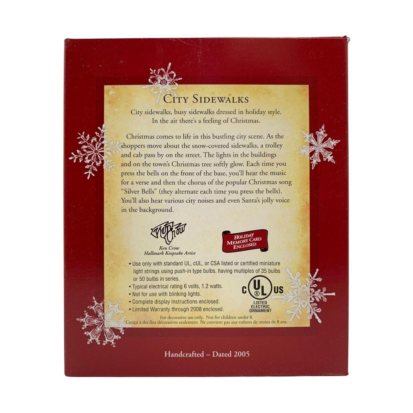 2005 City Sidewalks Hallmark Ornament (Magic Village) QLX7635
