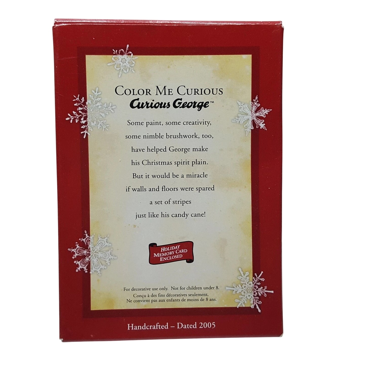 2005 Color Me Curious Hallmark Ornament (Curious Geroge) QXI6222 Image7