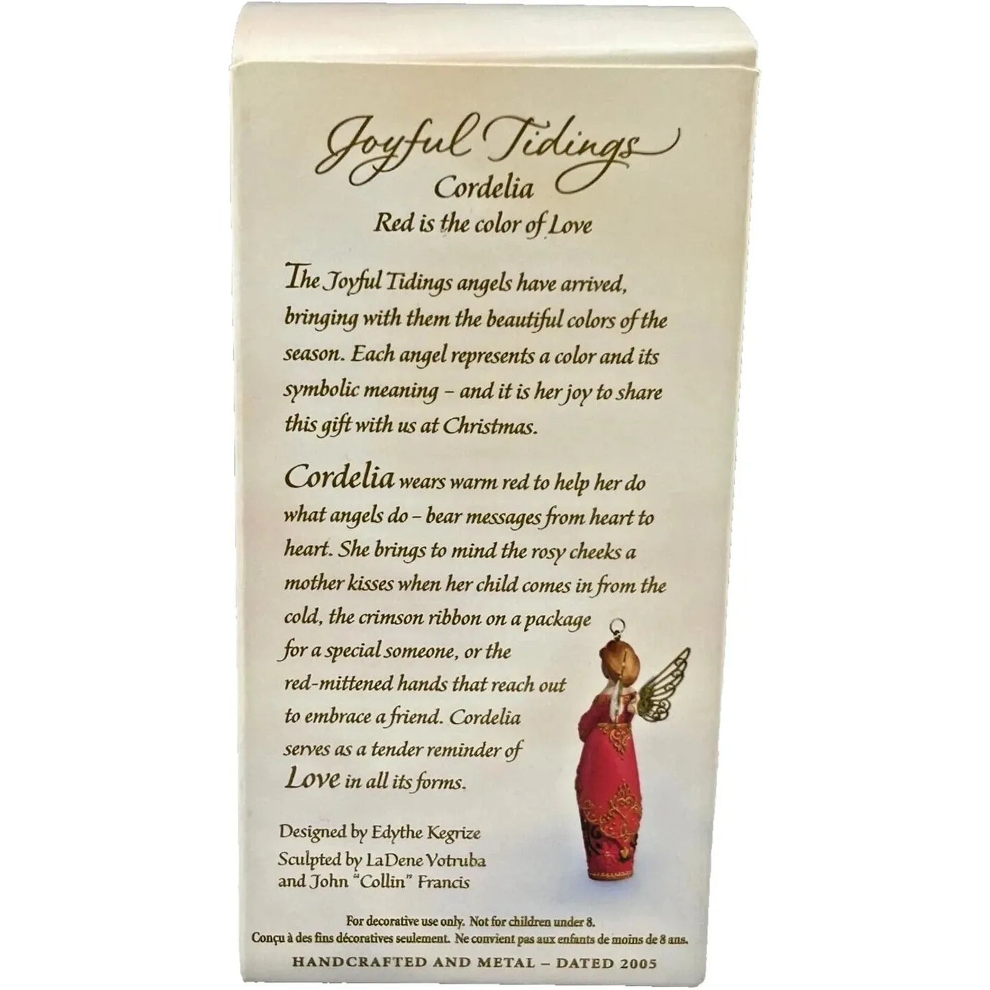 2005 Cordelia Hallmark Ornament (Joyful Tidings) QP1805