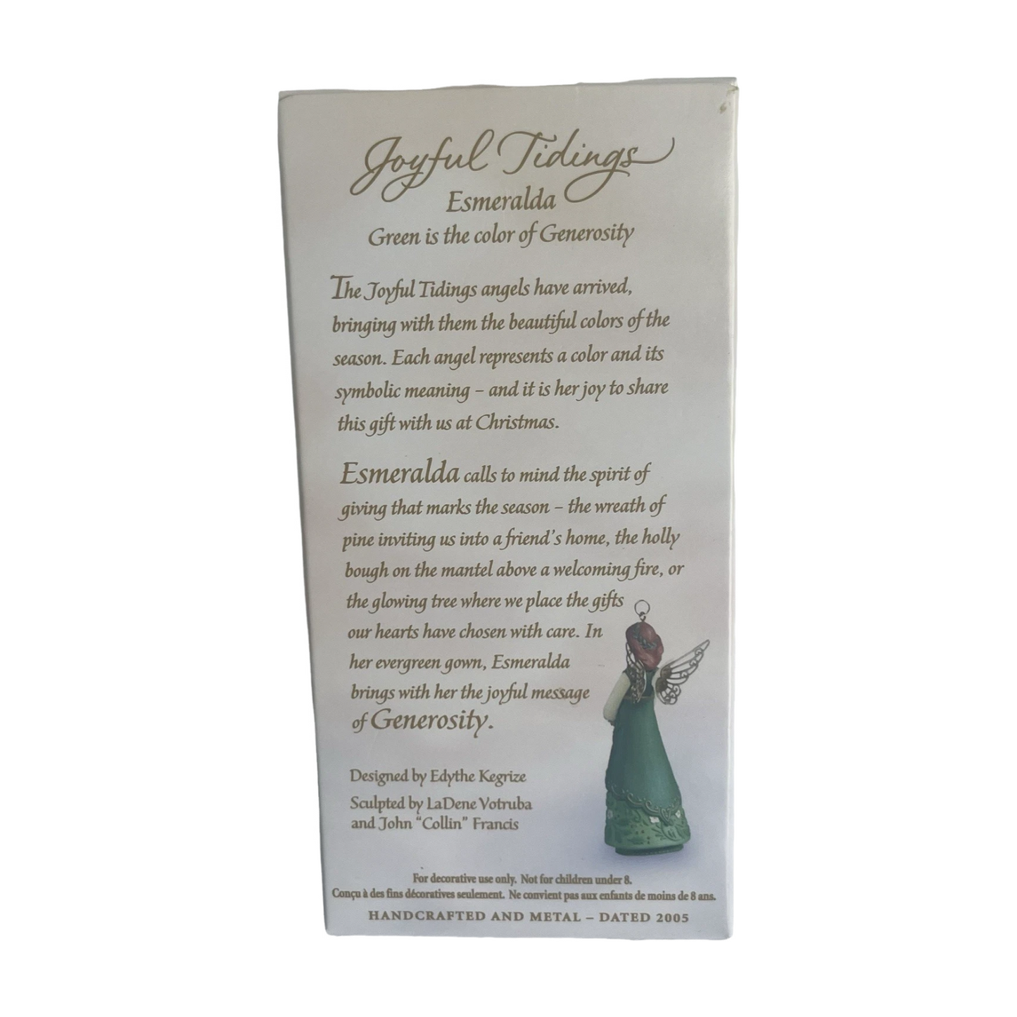 2005 Esmeralda Hallmark Ornament (Joyful Tidings) QP1812 Image6