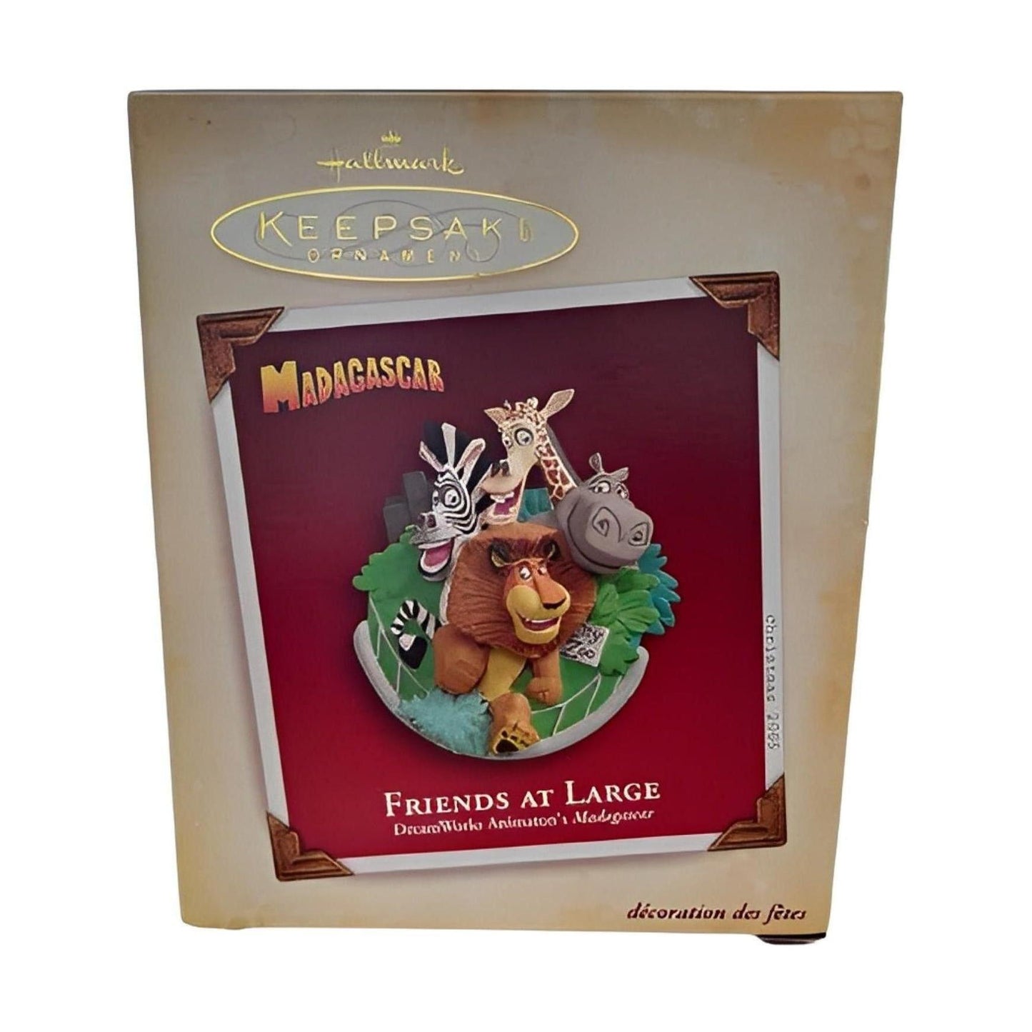 2005 Friends at Large Hallmark Ornament (Madagascar) QXI6495