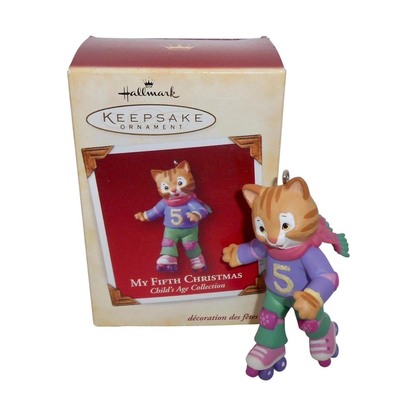 2005 My Fifth Christmas Hallmark Ornament (Child's Age Collection) QXG4585