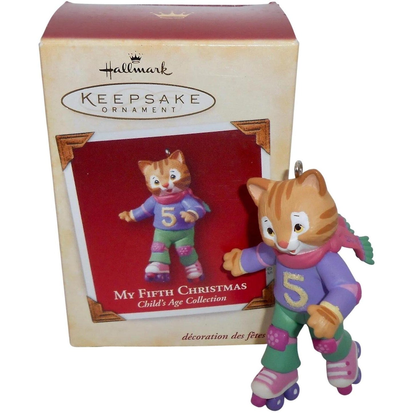 2005 My Fifth Christmas Hallmark Ornament (Child's Age Collection) QXG4585