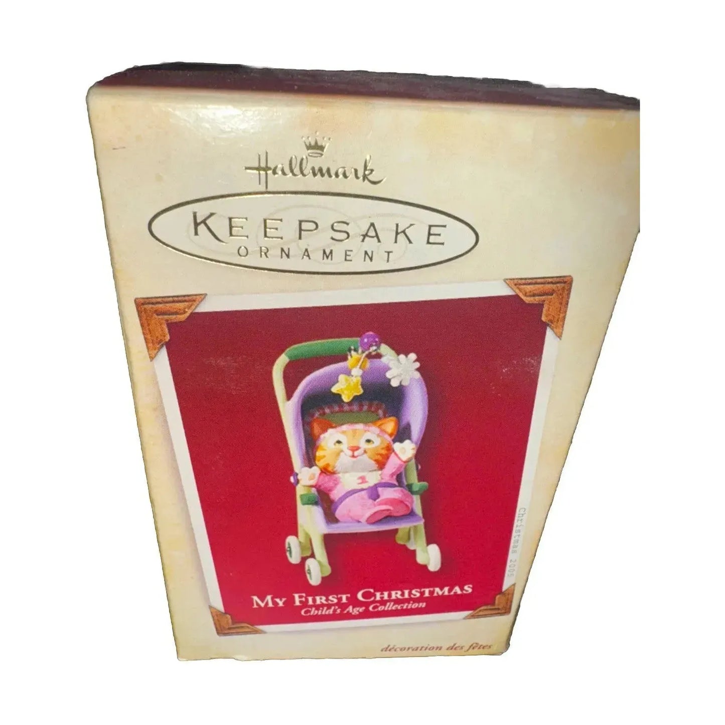 2005 My First Christmas - Girl Hallmark Ornament (Child's Age Collection) QXG4565