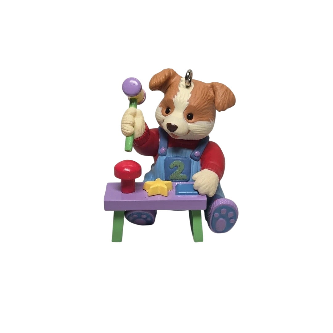 2005 My Second Christmas Hallmark Ornament (Child's Age Collection) QXG4545