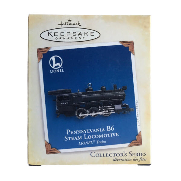 2005 Pennsylvania B6 Steam Locomotive Hallmark Ornament (Lionel) QX2052