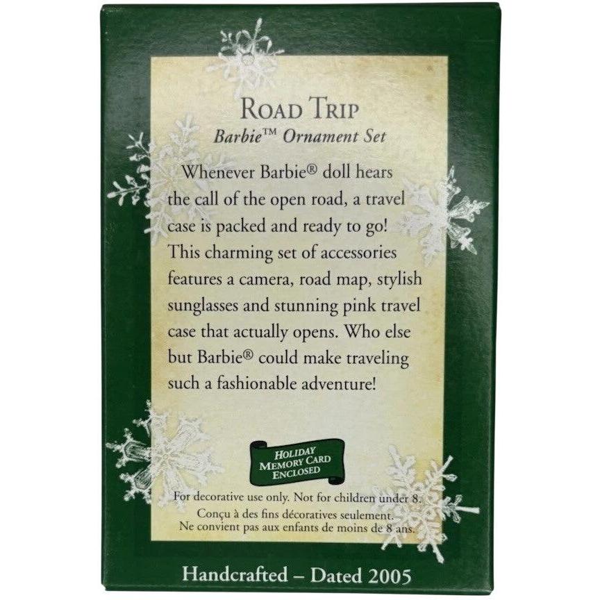2005 Road Trip Barbie Ornament Set Hallmark Ornament (Barbie) QXM8982
