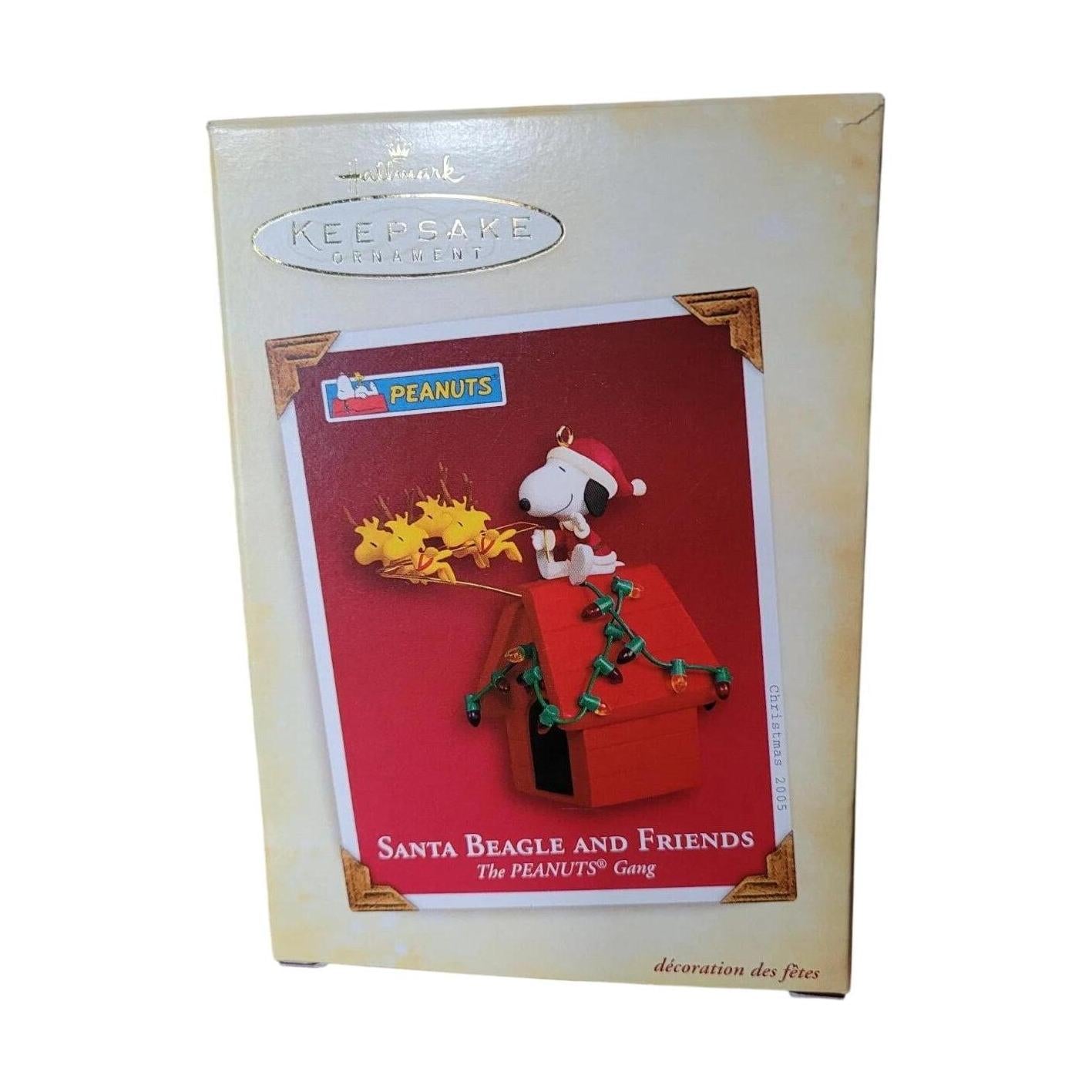 2005 Santa Beagle and Friends Hallmark Ornament (Peanuts) QXI6485