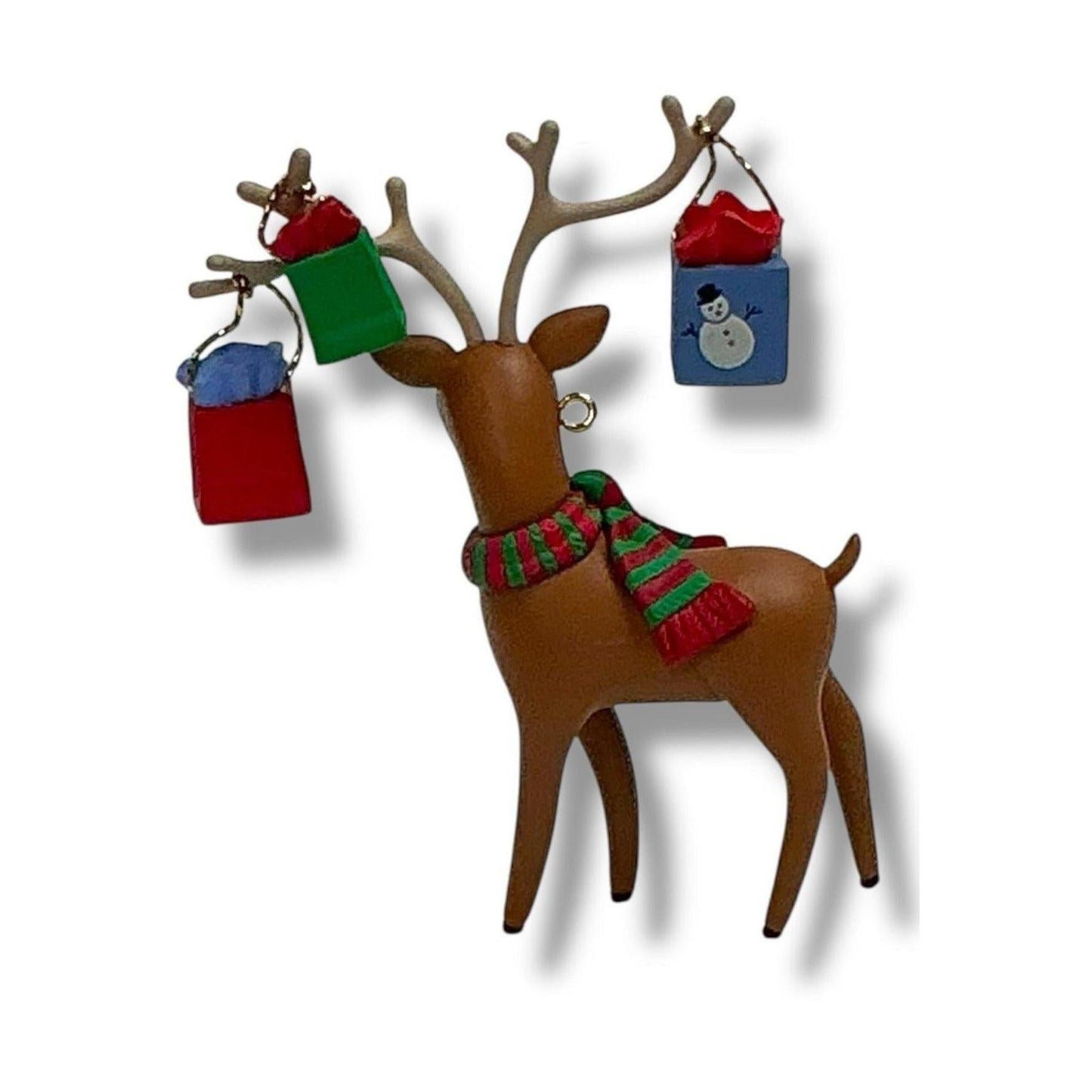2005 Santa's Little Shopper Hallmark Ornament (Shopping / Reindeer) QXG4302