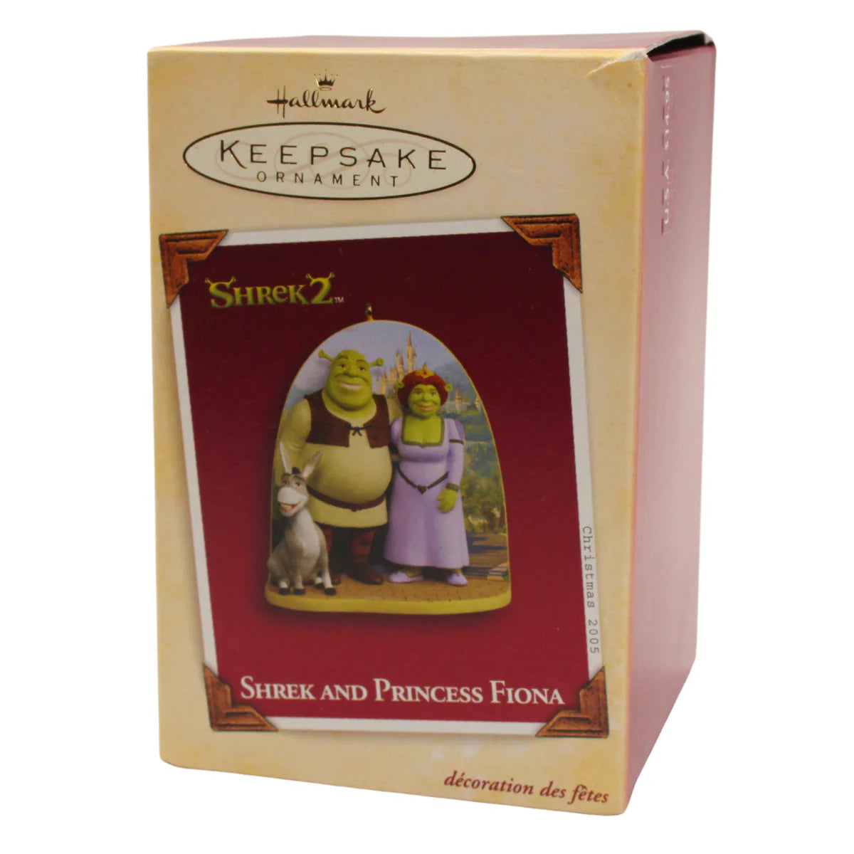 2005 Shrek and Princess Fiona Hallmark Ornament (Shrek) QXI6492