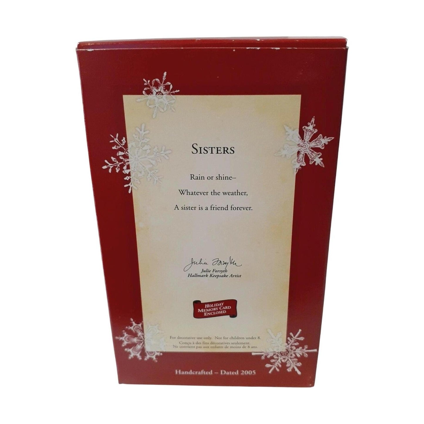 2005 Sisters Hallmark Ornament (Family) QXG4715
