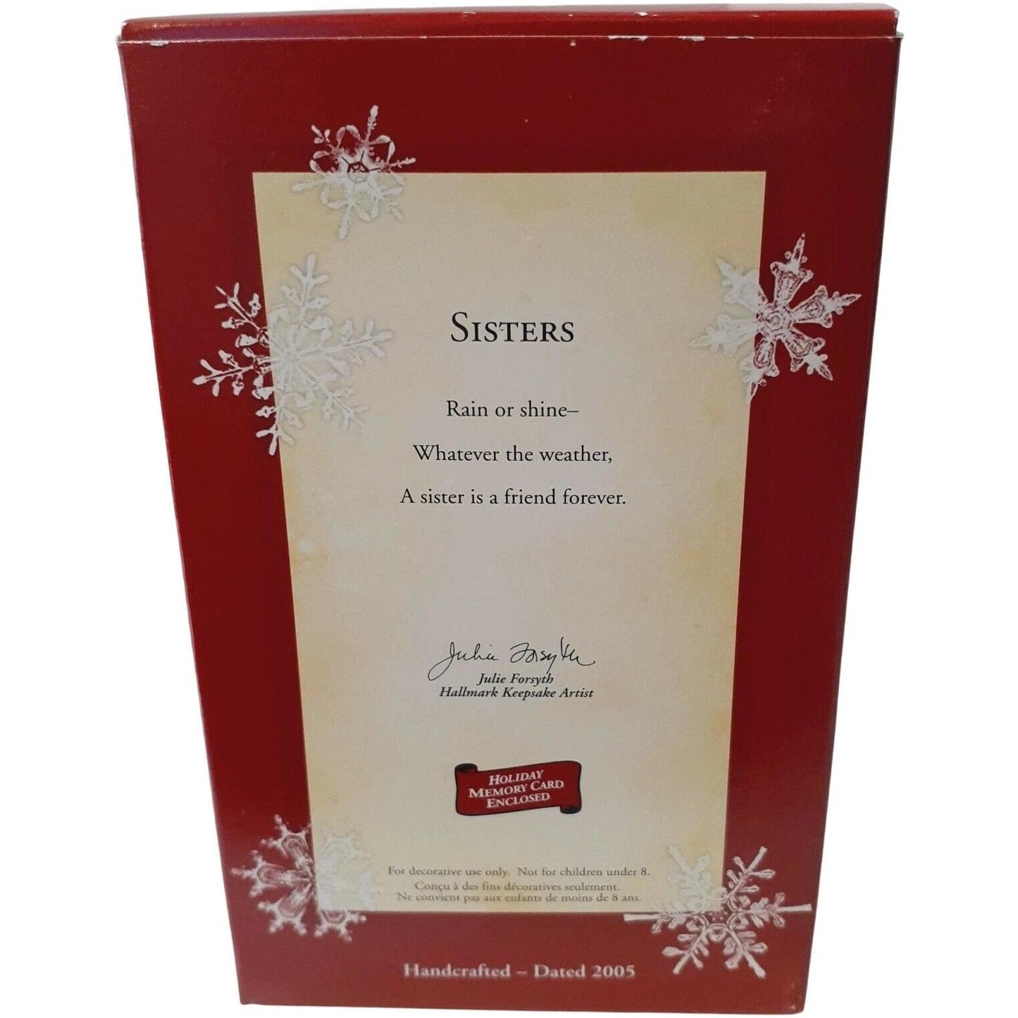 2005 Sisters Hallmark Ornament (Family) QXG4715