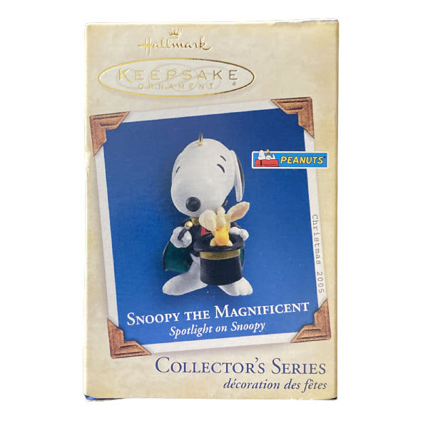 2005 Snoopy The Magnificent Hallmark Ornament (Spotlight on Snoopy) QX2132