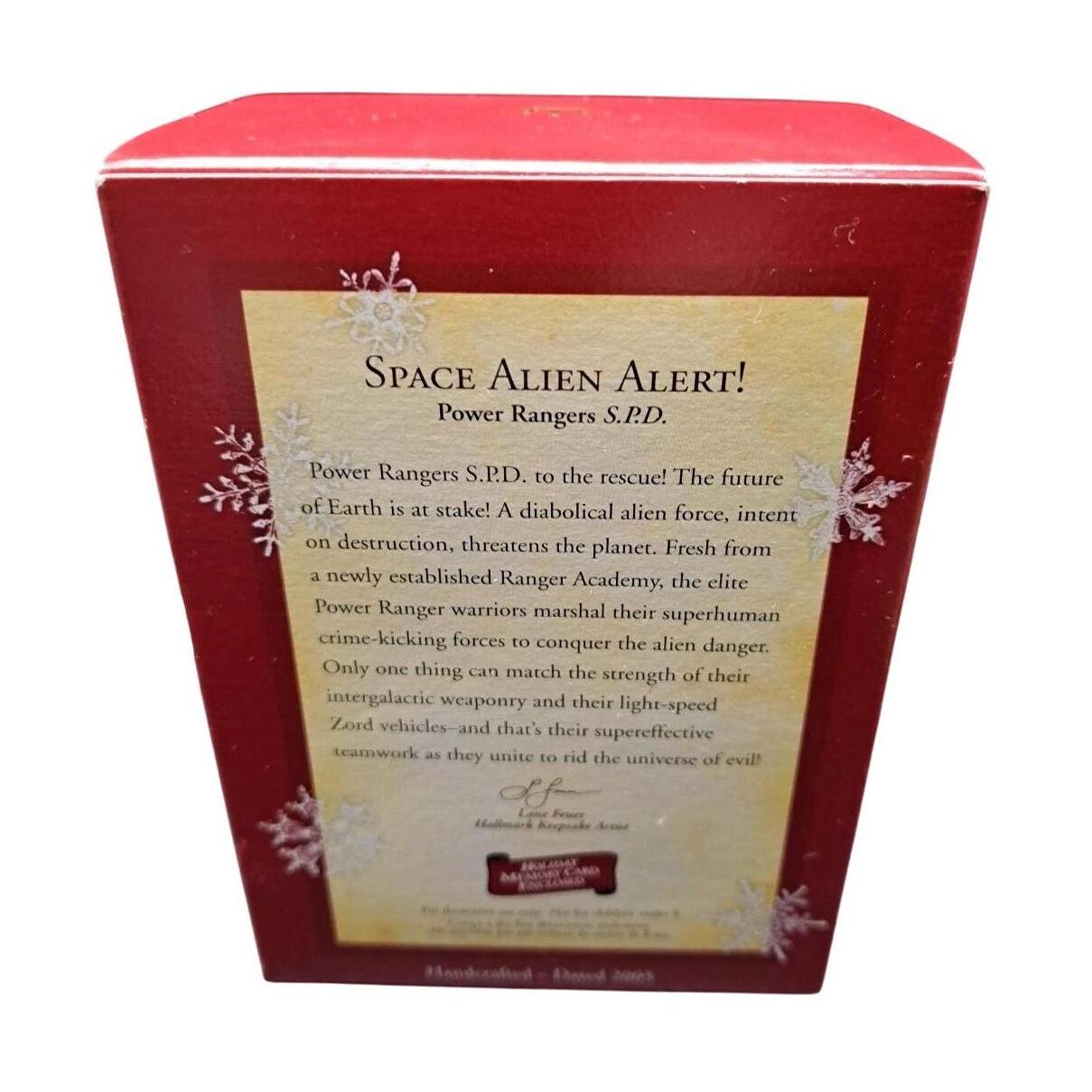 2005 Space Alien Alert! Hallmark Ornament (Power Rangers S.P.D.) QXI6505