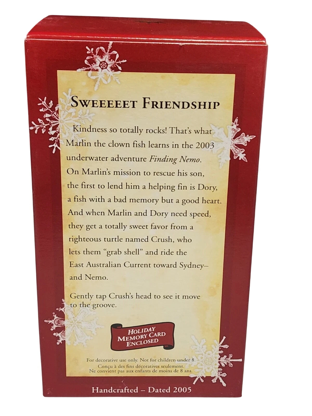 2005 Sweeeeet Friendship Hallmark Ornament (Finding Nemo) QXD4812 Image6