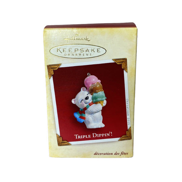2005 Triple Dippin! Hallmark Ornament (Ice Cream) WD3532