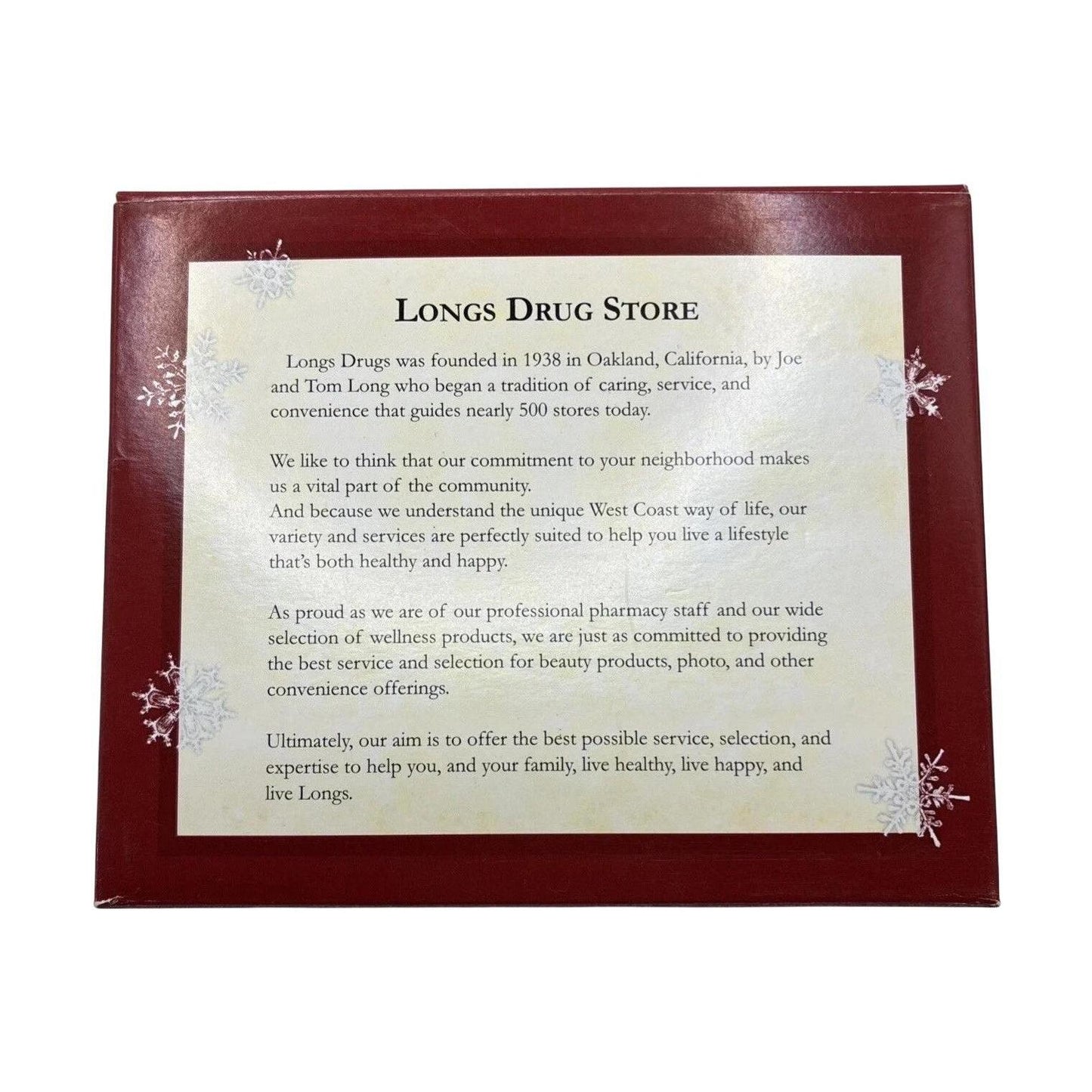 2006 Longs Drug Store Hallmark Ornament (Buildings & Houses) LDS2006