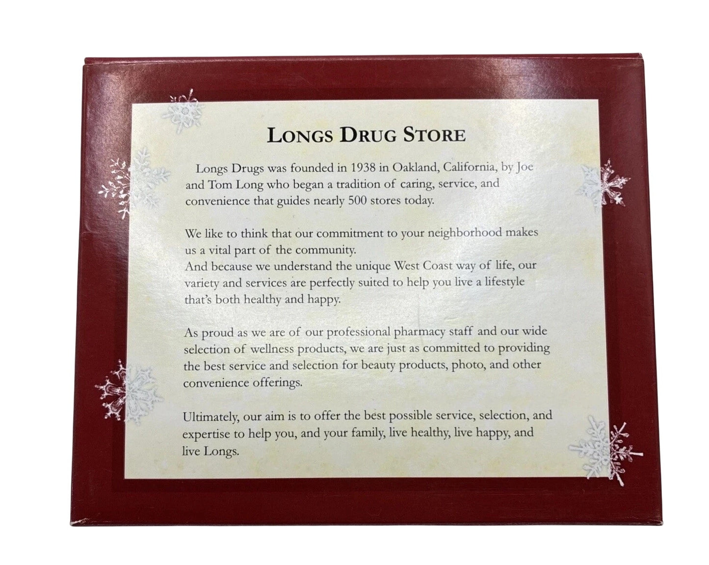 2006 Longs Drug Store Hallmark Ornament (Buildings & Houses) LDS2006
