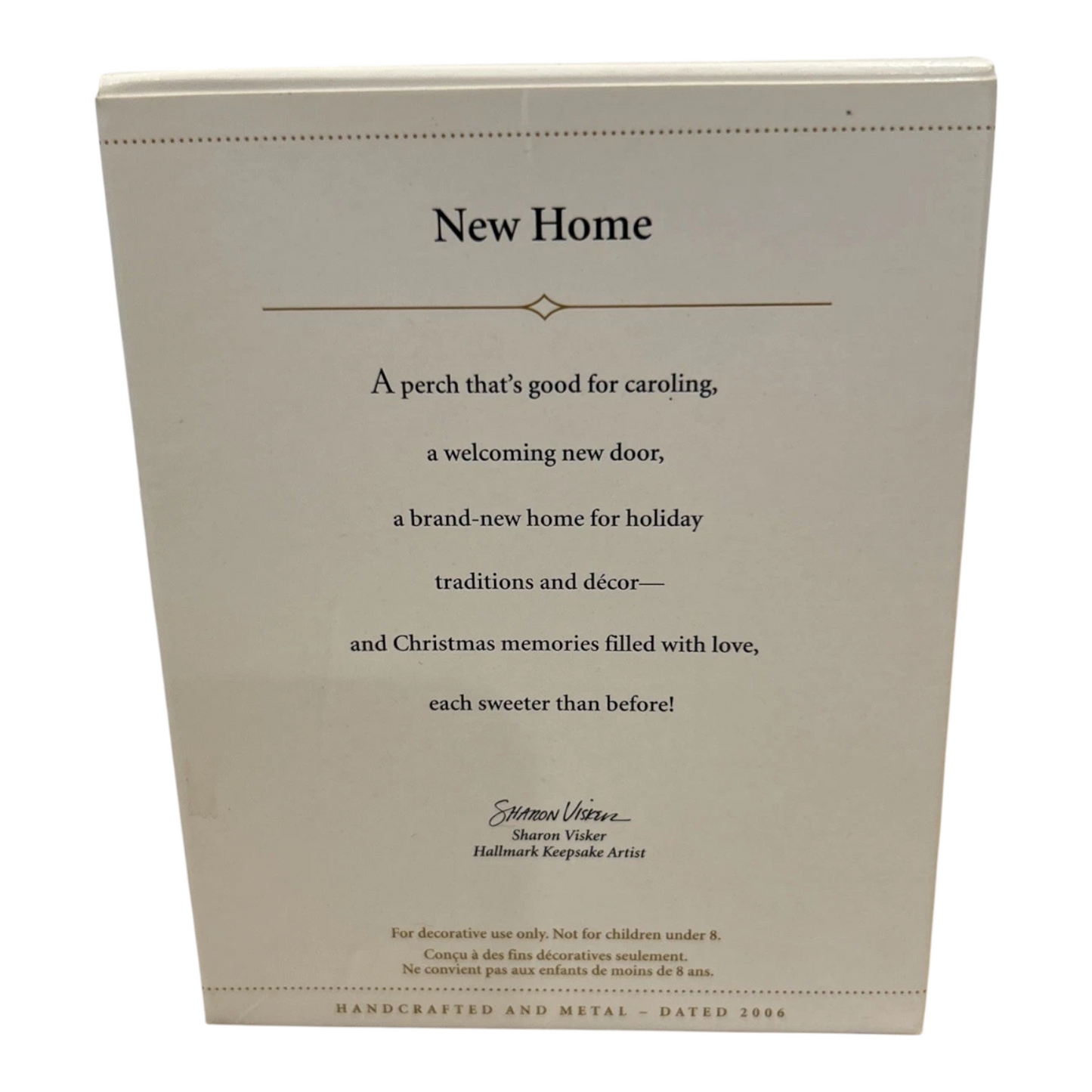 2006 New Home Hallmark Ornament (Birdhouse) QXG3003