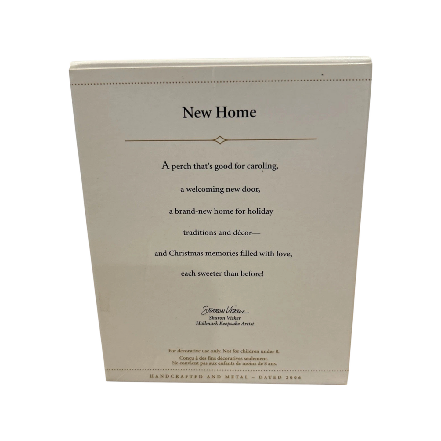 2006 New Home Hallmark Ornament (Birdhouse) QXG3003