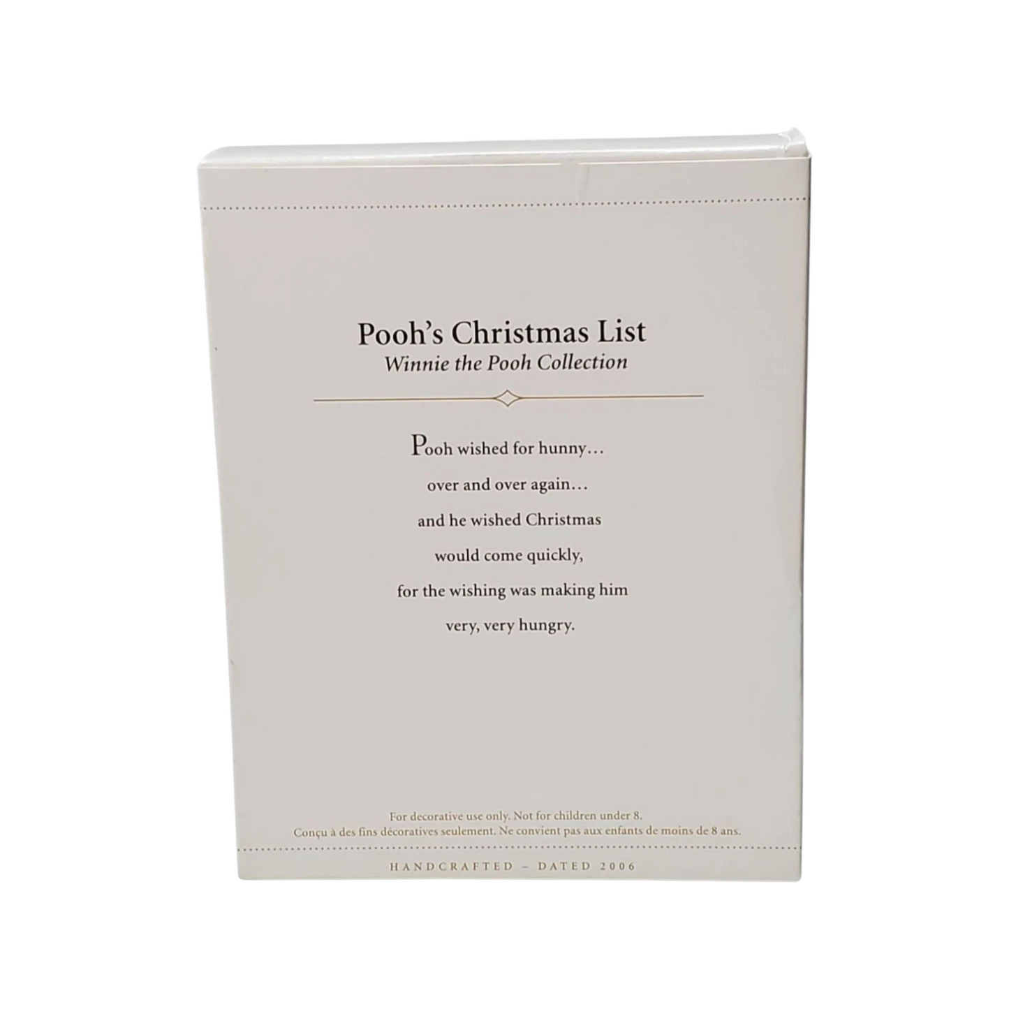 2006 Pooh's Christmas List Hallmark Ornament (Winnie the Pooh) QXD8323 Image6