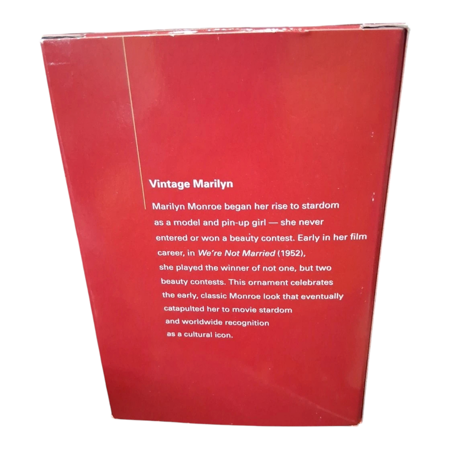 2006 Vintage Marilyn Carlton Cards Ornaments (Marilyn Monroe) CXOR-131P