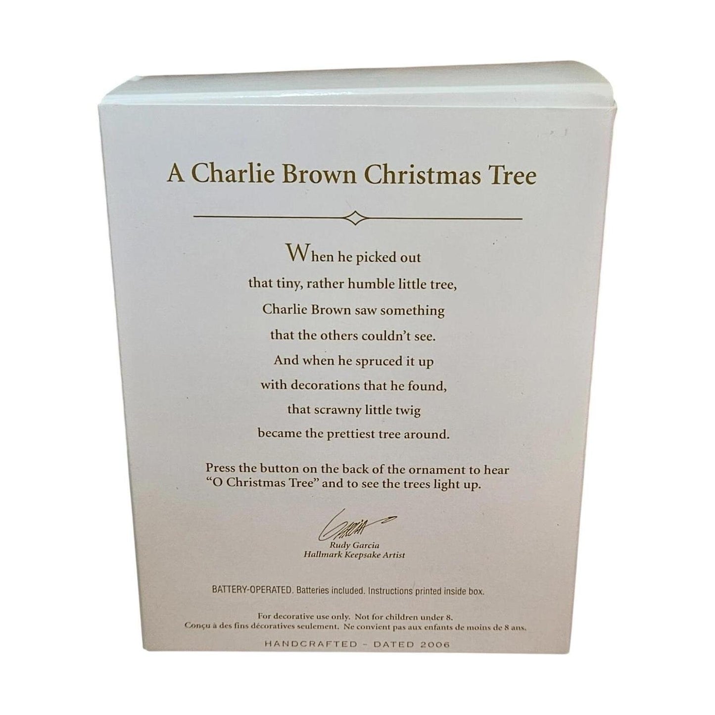 2006 A Charlie Brown Christmas Tree Hallmark Ornament (Peanuts) QXC6004 Image7