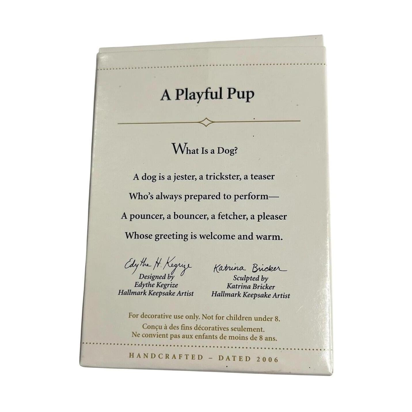2006 A Playful Pup Hallmark Ornament (Animal) QXG2263 Image5