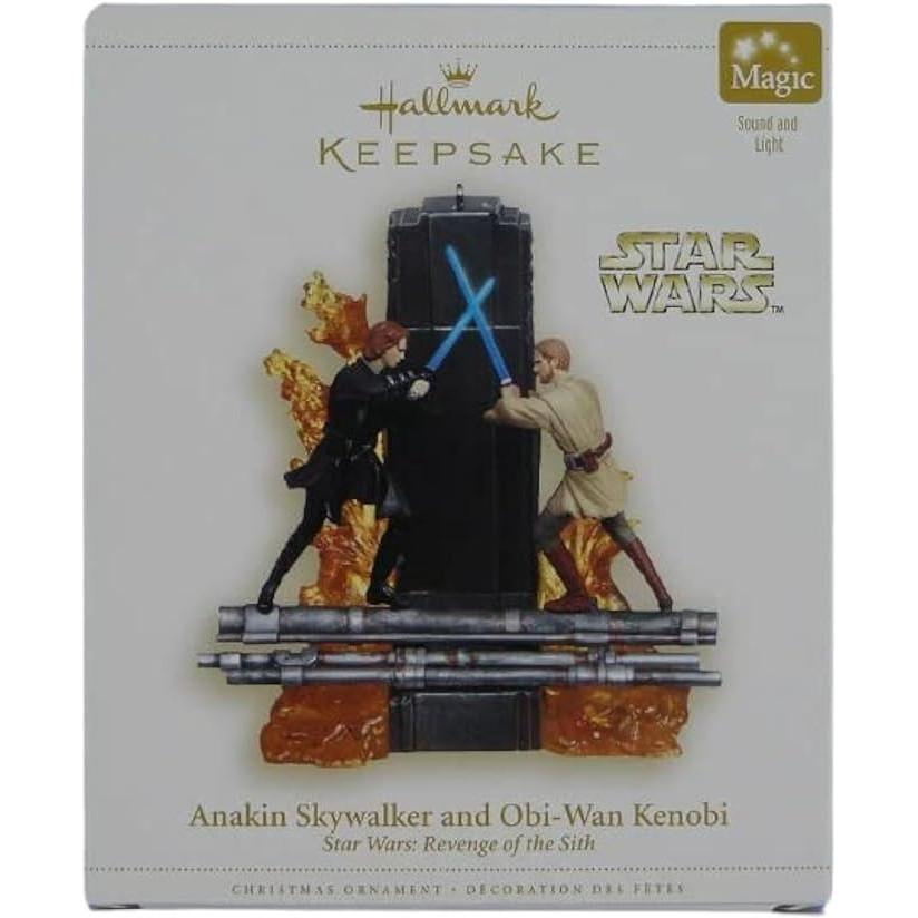 2006 Anakin Skywalker and Obi‑Wan Kenobi- Revenge of the Sith Hallmark Ornament (Star Wars) QXI6186