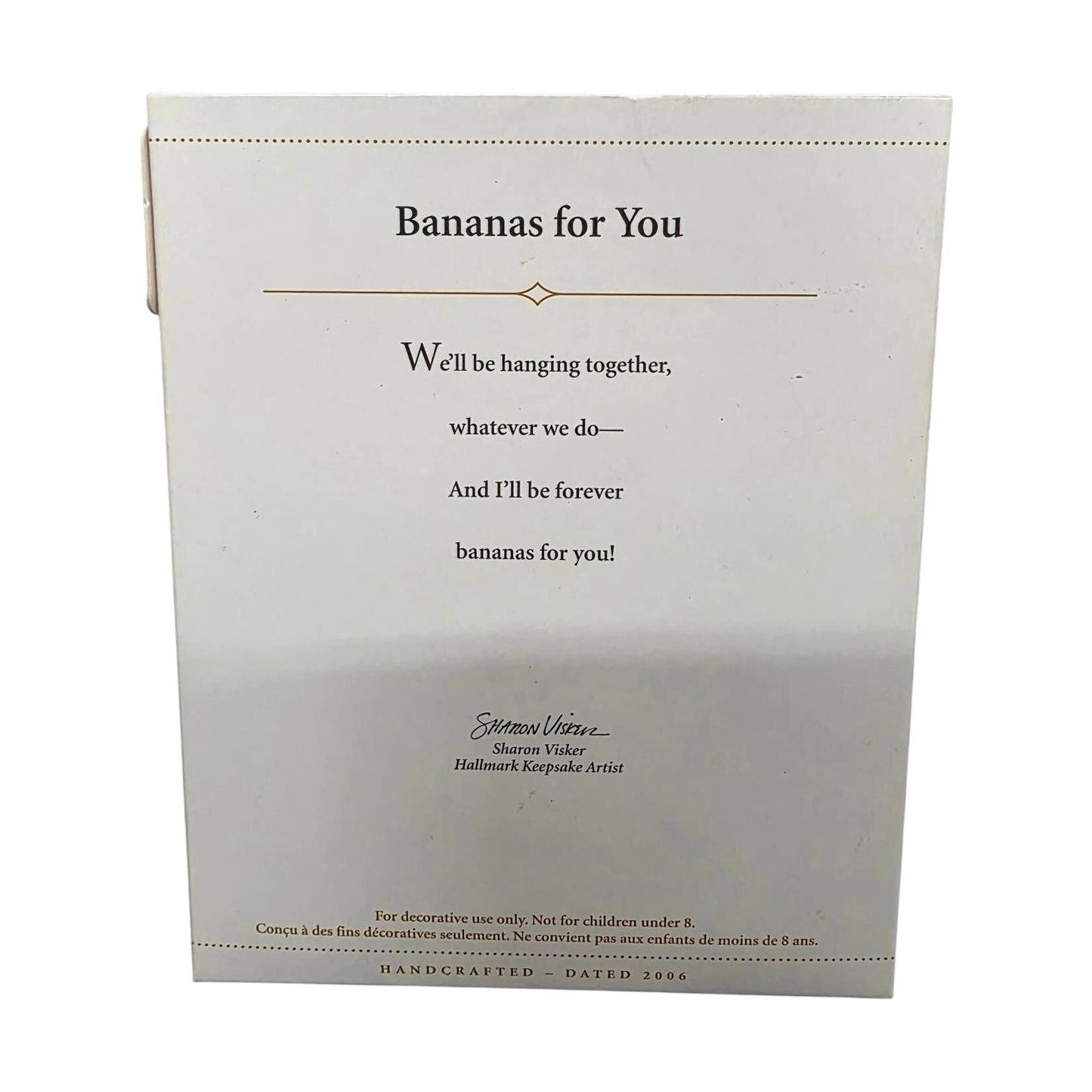 2006 Banana for You Hallmark Ornament (Monkey) QXG3253 Image6